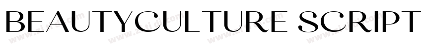 BeautyCulture Script字体转换 BeautyCulture Script字体转换